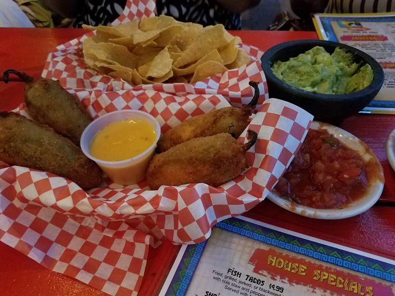 PR's Taco Palace and Margarita Bar food