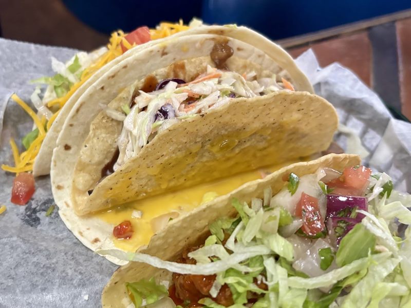 PR's Taco Palace and Margarita Bar food